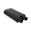 Super 50 Delta Flow Muffler Center In 3"/Dual Out 2.5" - image 3