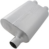 40 Delta Flow Muffler Offset In/Dual Out: 2" - image 1