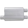 40 Series Delta Flow Muffler Offset In 2.5"/Dual Out 2.25" - image 2