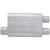 40 Series Delta Flow Muffler Offset In 3"/Dual Out 2.5" - image 2