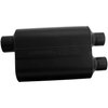 Super 40 Series Delta Flow Muffler Offset In 3"/Dual Out 2.5" - image 3