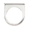 9821 Single Gauge Mounting Panel  2 in. [Chrome] - image 1
