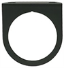9921 Single Gauge Mounting Panel  2 in. [Black] - image 1