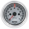 E5076 Tachometer Gauge [2 1/2 in., 8,000 RPM, White Dial, 5000 Series] - image 2