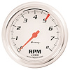 E5078 Tachometer Gauge [3-3/8 in., 8,000 RPM, White Dial, 5000 Series] - image 1