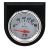 E5268 Voltmeter Gauge Console [2 in., 18V, White Dial, Black Panel, 5000 Series] - image 2