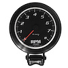 E6068 Tachometer Gauge [3-3/8 in., 8,000 RPM, Black Dial Black Case, 6000 Series] - image 1