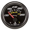 E6232 Water Temperature Gauge Console [2 in., 130-280Deg.F, 90Deg. Sweep Mechanical, Black] - image 1