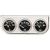 E7200 Oil Pressure/Water Temperature/Voltmeter Gauge Console [2 in., 100Psi/280 F/18V, 90 Degree Sweep, Mechanical, 7000 Series] - image 1