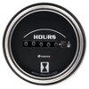 E7210 Hourmeter Gauge [2 in., 10K Hours, Elec (8V-60V), Black Dial, Chrme Bezel, 7000 Series] - image 2