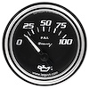 E7234 Oil Pressure Gauge [2 in., 0-100 Psi, 90 Degree Sweep, Mechanical, Chrome 7000 Series] - image 1