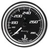 E7242 Water Temp Gauge [2 in. 130-280, 270 Degree Sweep, Mechanical, Chrome 7000 Series] - image 2