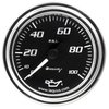 E7244 Oil Pressure Gauge [2 in. 0-100 Psi, 270 Degree Sweep, Mechanical, Chrome 7000 Series] - image 2