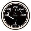 E7262 Water Temp Gauge [2 in., 100-280 F, 90 Degree Sweep, Electric, Chrome 7000 Series] - image 2