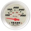 E8241 Transmission Temp Gauge [2 in., 100-280 F, 90 Degree Sweep, Electric, White, Silver, 8000 Series] - image 2