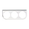 E9823 Gauge Mount [Panel, Chrome, 2 1/16 in. Triple] - image 1