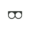 E9942 Gauge Mount [Panel, Black, 2 5/8 in., Double] - image 1