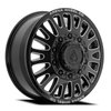 A136 DUALLY SULTAN FRONT Wheel [Size: 24"x8.25"] Gloss Black And Milled Finish A136248292P10016 - image 1