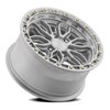 A137 PURSUIT Wheel [Size: 17"x8.5"] Gloss Silver Machined Finish A137178584P02519 - image 2
