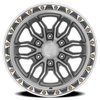 A137 PURSUIT Wheel [Size: 17"x8.5"] Gloss Silver Machined Finish A137178584P02519 - image 3