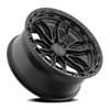 A137 PURSUIT Wheel [Size: 20"x9"] Satin Black Center w/ Glossy Black Lip Finish A137209084P00004 - image 2