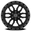 A137 PURSUIT Wheel [Size: 20"x9"] Satin Black Center w/ Glossy Black Lip Finish A137209084P00004 - image 3