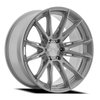 A138 LUSSO Wheel [Size: 24"x10"] Gloss Silver Brushed Finish A138240084P00309