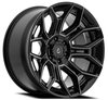 A140 VIPER Wheel [Size: 20"x9"] Gloss Black And Milled Finish A140209057P00016 - image 1