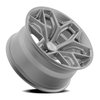 A141 LUXOR Wheel [Size: 22"x9.5"] Gloss Silver Brushed Finish A141229584P02509 - image 2