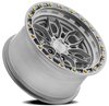 A142 FURY Wheel [Size: 17"x9"] Gloss Silver Machined Finish A142179084P00019 - image 2