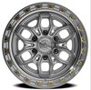 A142 FURY Wheel [Size: 17"x9"] Gloss Silver Machined Finish A142179084P00019 - image 3