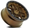 A142 FURY Wheel [Size: 20"x9"] Smoked Bronze Center w/ Glossy Black Lip Finish A142209084P00026 - image 2