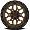 A142 FURY Wheel [Size: 20"x9"] Smoked Bronze Center w/ Glossy Black Lip Finish A142209084P00026 - image 3