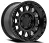 A143 STING Wheel [Size: 17"x9"] Satin Black Center w/ Glossy Black Lip Finish A143179075P00004 - image 1