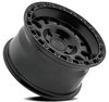A143 STING Wheel [Size: 17"x9"] Satin Black Center w/ Glossy Black Lip Finish A143179075P00004 - image 2