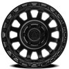 A143 STING Wheel [Size: 17"x9"] Satin Black Center w/ Glossy Black Lip Finish A143179075N01204 - image 3