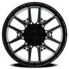 A114220084P01502 A114 BATTLE Wheel [Size: 22"x10"] Glossy Black Finish - image 3