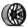 A114222084N04402 A114 BATTLE Wheel [Size: 22"x12"] Glossy Black Finish - image 1