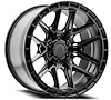 A114200075N01801 A114 BATTLE Wheel [Size: 20"x10"] Satin Black Finish - image 1