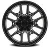 A114222017N04401 A114 BATTLE Wheel [Size: 22"x12"] Satin Black Finish - image 3