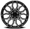 A116220089N01802 A116 COBRA Wheel [Size: 22"x10"] Glossy Black Finish - image 3