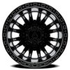 A103228292N20202 A103 DUALLY MISSION REAR Wheel [Size: 22"x8.25"] Glossy Black Finish - image 3