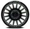 A110208293P10516 A110 DUALLY RIVAL FRONT Wheel [Size: 20"x8.25"] Gloss Black & Milled Finish - image 3