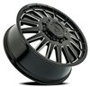 A110228292P10516 A110 DUALLY RIVAL FRONT Wheel [Size: 22"x8.25"] Gloss Black & Milled Finish - image 2
