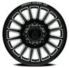 A110228292P10516 A110 DUALLY RIVAL FRONT Wheel [Size: 22"x8.25"] Gloss Black & Milled Finish - image 3