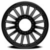 A1102482A9P10502 A110 DUALLY RIVAL FRONT Wheel [Size: 24"x8.25"] Glossy Black Finish - image 3