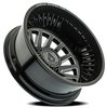 A110208292N20216 A110 DUALLY RIVAL REAR Wheel [Size: 20"x8.25"] Gloss Black & Milled Finish - image 2