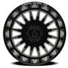 A1102082A9N20216 A110 DUALLY RIVAL REAR Wheel [Size: 20"x8.25"] Gloss Black & Milled Finish - image 3