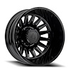 A1102282A9N20202 A110 DUALLY RIVAL REAR Wheel [Size: 22"x8.25"] Glossy Black Finish - image 1