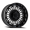 A115200018N01801 A115 DUALLY TACTIC SUPER SINGLE Wheel [Size: 20"x10"] Satin Black Finish - image 1